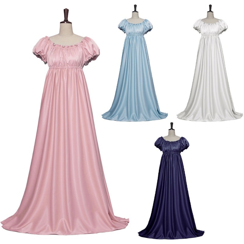 Evening Gown - Vestido de Cosplay Feminino Regency Bridgerton