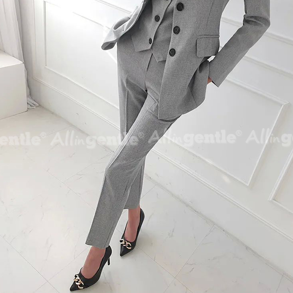 Womens Blazer - Allingentle calças femininas personalizadas ternos de