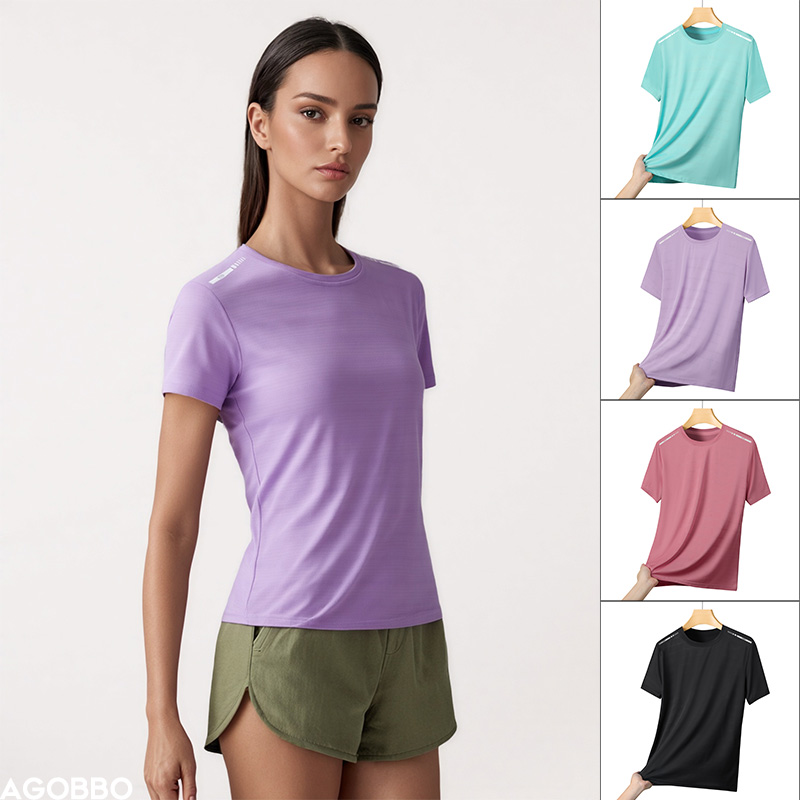 Silk Blouse - Camiseta Refletiva para Corrida Feminina, Alta