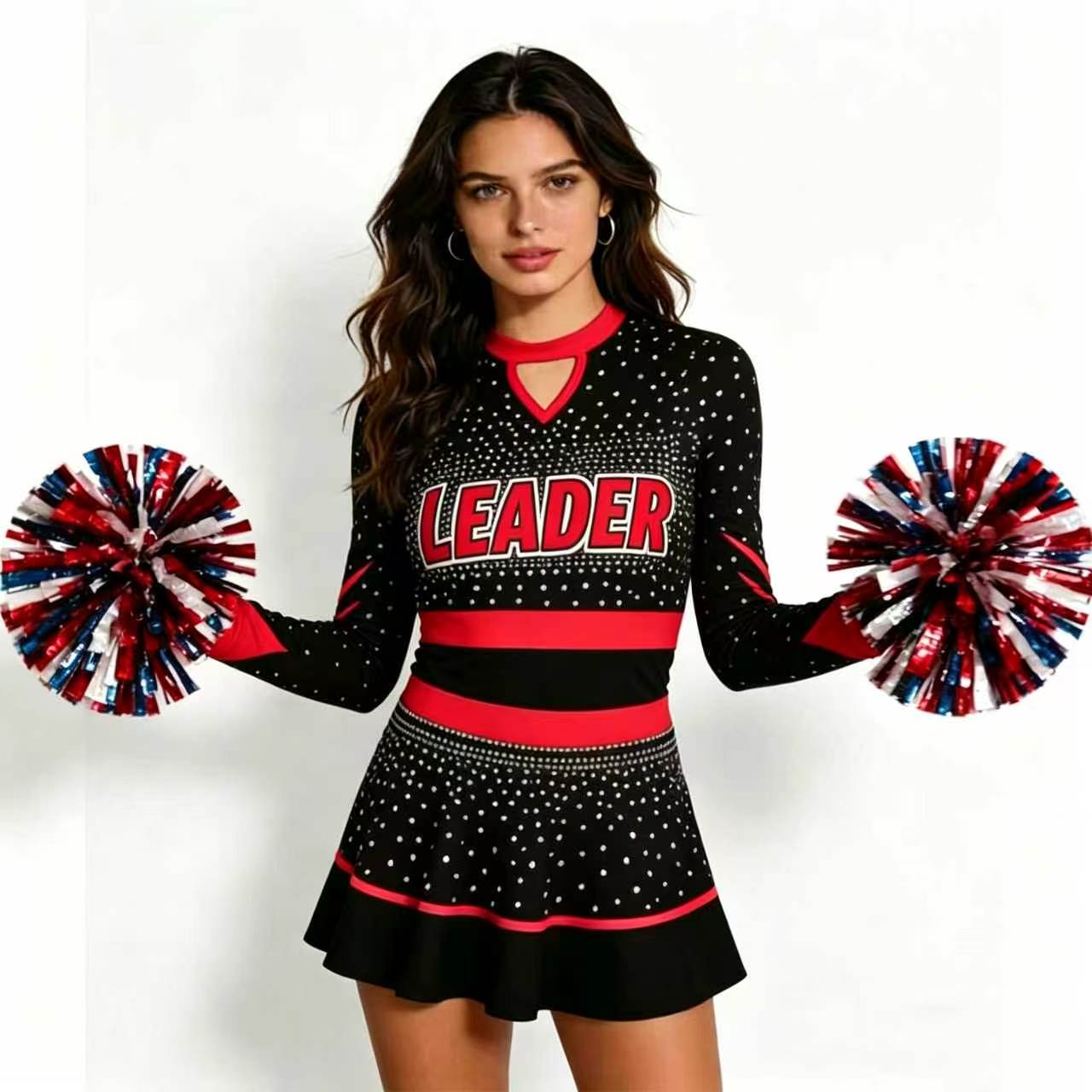 Fantasia de Cheerleading com S - Women'S Red Formal Wear avaliação e preço