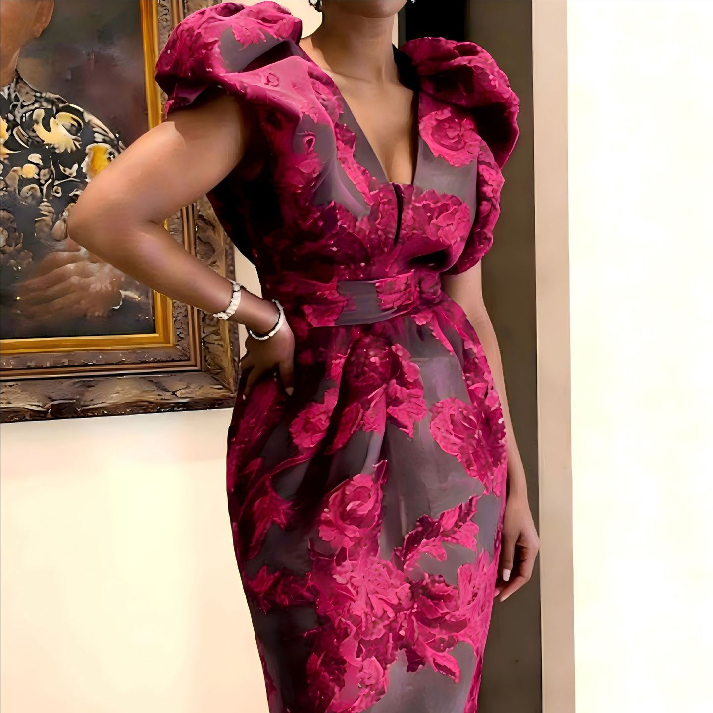 Vestido de Coquetel Plus Size  - Midi Dress avaliação e preço