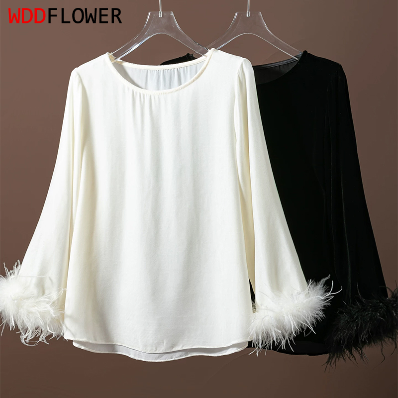 Blusa feminina de seda 100% co - Silk Blouse avaliação e preço
