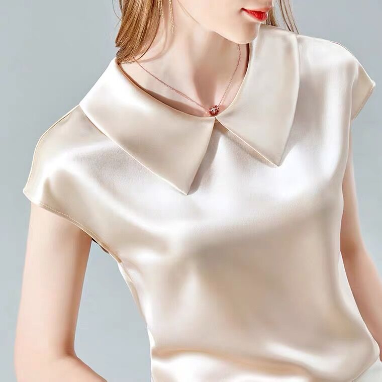 Camisas Femininas Elegantes de - Silk Blouse avaliação e preço