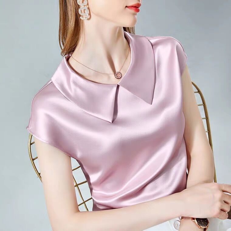 Camisas Femininas Elegantes de - Silk Blouse avaliação e preço